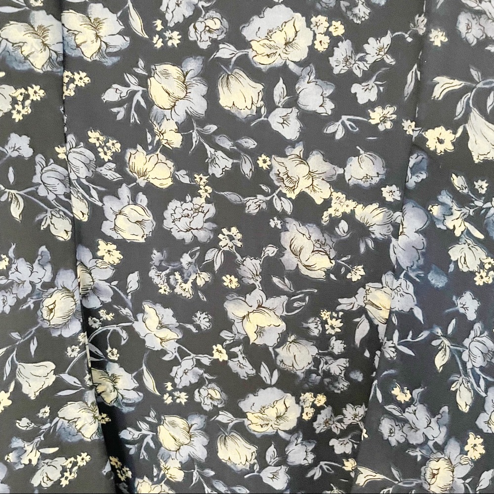 Dianne B New York Floral Blue Dress - Size 8 - Picture 4 of 5